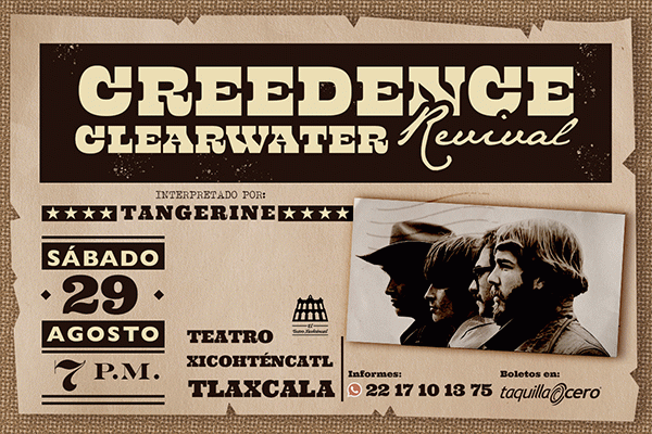 img_Creedence Clearwater, interpretado por Tangerine